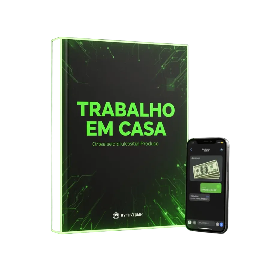 Mockup ebook Trabalho Em Casa